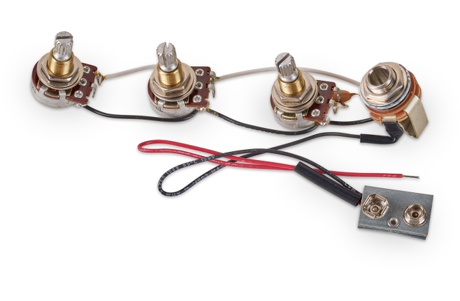 Electronică pasivă pentru doze active MEC Pickups  60001 - Passive Electronics For Active Pickups (Vol / Vol / Tone)