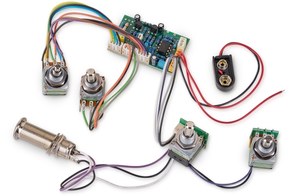  60066 - Active EQ2 Electronics For Active Pickups (Vol PP / Bal / T+B / M) - Robert Trujillo Artist Line