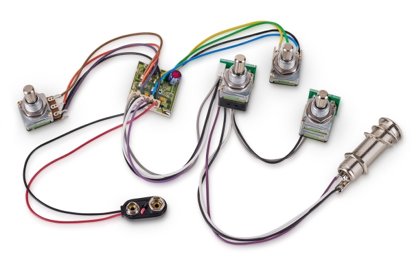 60014 - Active BEC 2 Electronics For Passive Pickups (Vol PP / Bal / T / B) 60014 - Active BEC 2 Electronics For Passive Pickups (Vol PP / Bal / T / B)