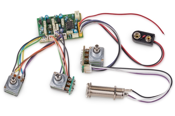  60060 - Active EQ2 Electronics For Active Pickups (Vol+Bal PP / T+B / M PP)