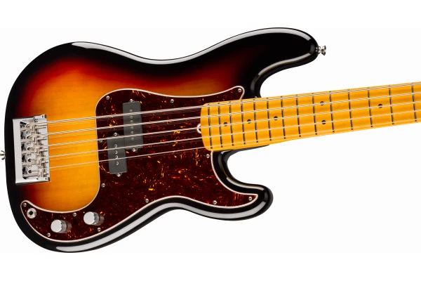 Fender American Professional Precision Bass V Maple Fingerboard 3-Color Sunburst — 4