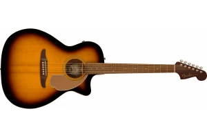 Fender Newporter Player, Walnut Fingerboard, Gold Pickguard, Sunburst