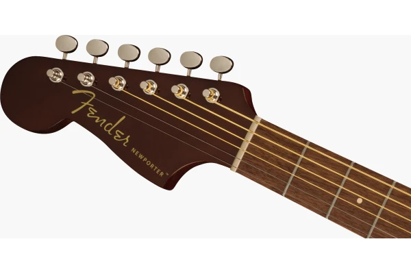 Fender Newporter Player Left-Handed, Walnut Fingerboard, Gold Pickguard, Natural — 4