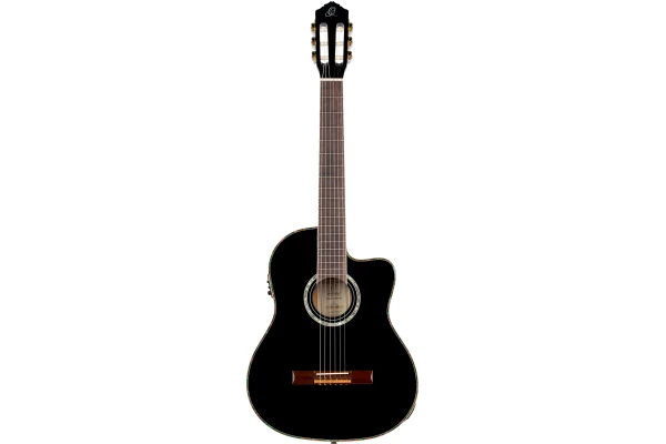Ortega Classical Guitar Family Series Pro 4/4 inclusive Gigbag - BK - Black — 2
