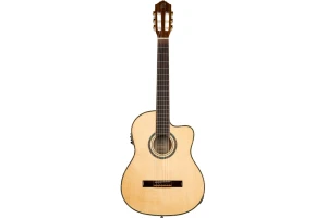 Ortega Family Series Pro Classical Guitar 6 String - Solid Canadian Engelmann Spruce + Bag