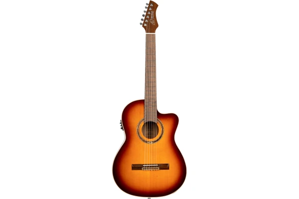 Ortega Performer Series Concert Guitar 4/4 Slim Neck - Spruce Top + Preamp + Bag — 2