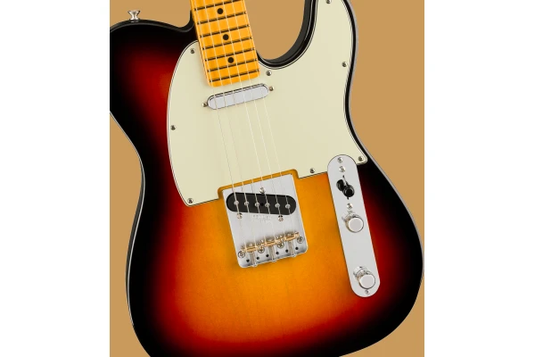 Fender American Professional Classic Telecaster w. Silent System - Maple Fingerboard - 3-Color Sunburst — 3