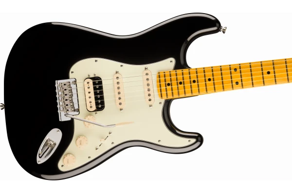 Fender American Professional Stratocaster HSS Maple Fingerboard Black — 4
