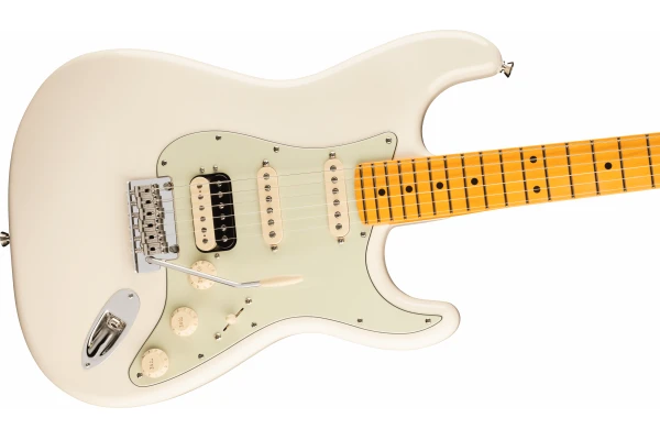 Fender American Professional Stratocaster HSS Maple Fingerboard Olympic White — 4
