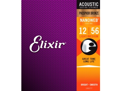 Nanoweb Acoustic Ph Bronze Light-Medium 12-56