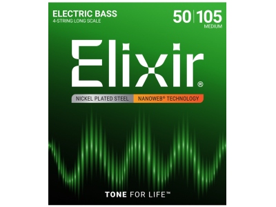 Nanoweb Electric Bass Nickel Plated Steel 50-105 Medium
