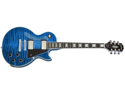 Les Paul Custom Figured Transparent Blue Incl. Premium Gig Bag
