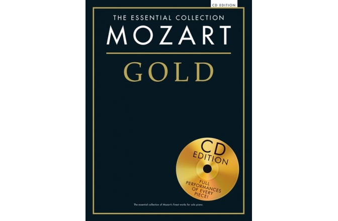 No brand ESSENTIAL COLLECTION MOZART GOLD PIANO BK/CD