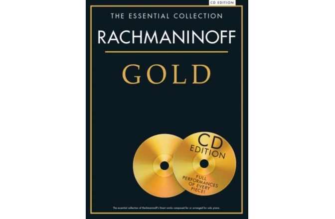 No brand ESSENTIAL COLLECTION RACHMANINOFF GOLD PIANO SOLO BOOK/2CD