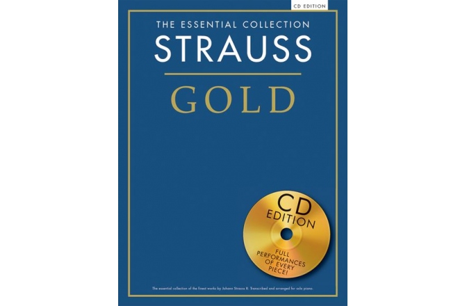 No brand ESSENTIAL COLLECTION STRAUSS GOLD PIANO BOOK/CD