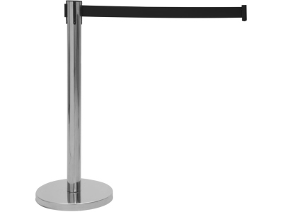 Barrier System with Retractable black Belt