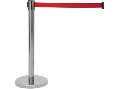 Barrier System with Retractable red Belt