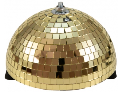 Half Mirror Ball 20cm gold motorized