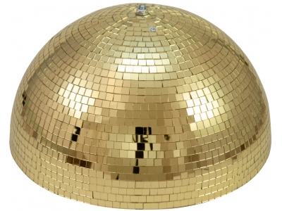Half Mirror Ball 40cm gold motorized