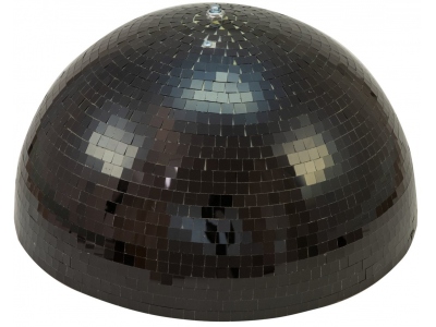 Half Mirror Ball 50cm black motorized