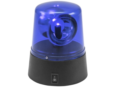 LED Mini Police Beacon blue USB/Battery