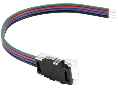 LED Strip Power Contact 4Pin 10mm