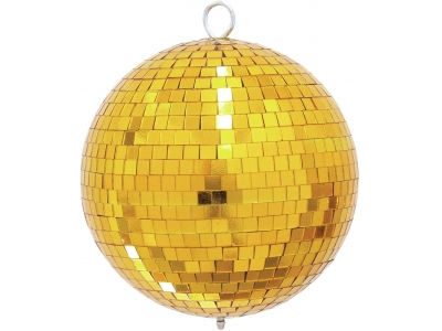 Mirror Ball 20cm gold