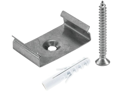 Mounting Bracket for U-Profil 20mm Metal