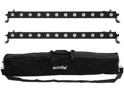 Set 2x LED BAR-12 QCL RGBW + Soft Bag
