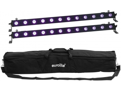 Set 2x LED BAR-12 UV Bar + Soft Bag