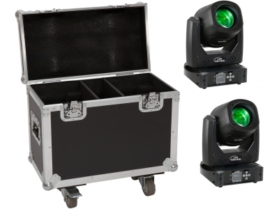 Set 2x LED TMH-B90 + Case with wheels