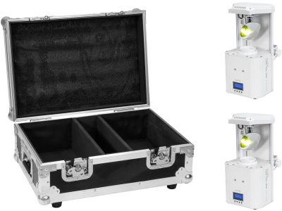 Set 2x LED TSL-350 Scan COB white + Case