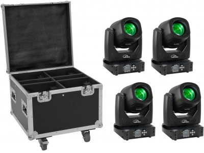 Set 4x LED TMH-B90 + Case with wheels