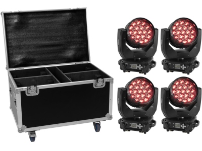 Set 4x LED TMH-X4 + Case with wheels