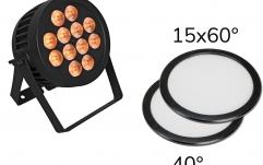 Eurolite Set LED IP PAR 12x8W QCL Spot + 2x Diffuser cover (15x60° and 40°) Eurolite Set LED IP PAR 12x8W QCL Spot + 2x Diffuser cover (15x60° and 40°)