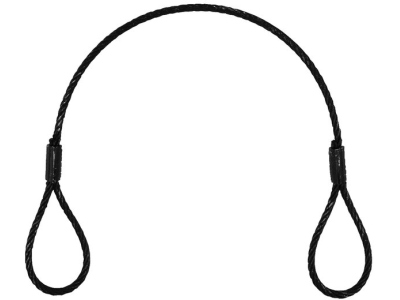 Steel Rope (SC) 400x4mm black