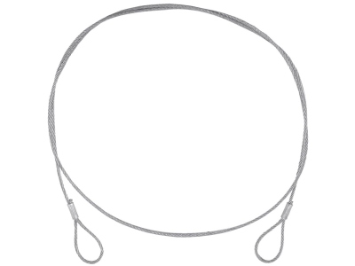 Steel Rope (SC) 900x3mm silver without quick link