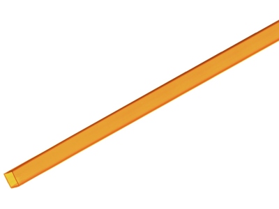 Tubing 10x10mm orange 2m