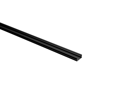 U-profile 20mm for LED Strip black 2m