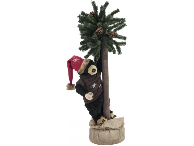 Christmas bear, with fir, 105cm