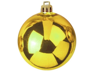 Deco Ball 10cm, gold 4x