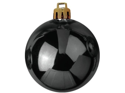 Deco Ball 7cm, black 6x
