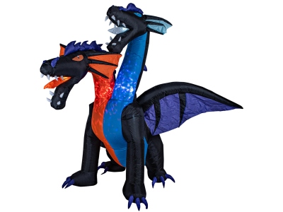Halloween Inflatable Figure Dragon, animated, 208cm