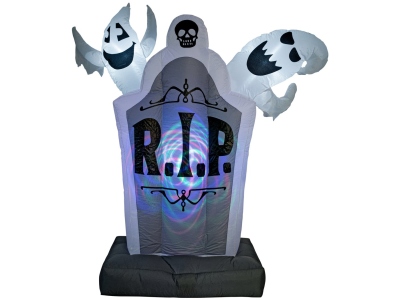 Halloween Inflatable Figure Tombstone, animated, 183cm