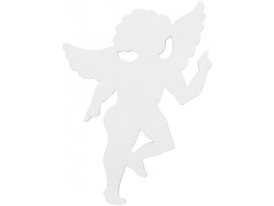 Silhouette Angel, white, 60cm
