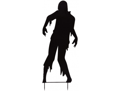Silhouette Metal Zombie Man, 135cm