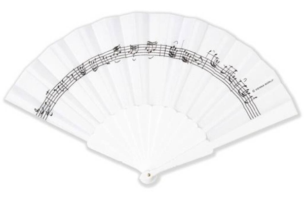Fan Line of notes white