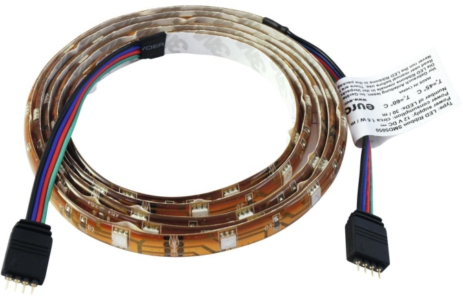 Extensie pentru seturi de benzi LED RGB Eurolite LED IP Strip 45 1.5m RGB 12V Extension