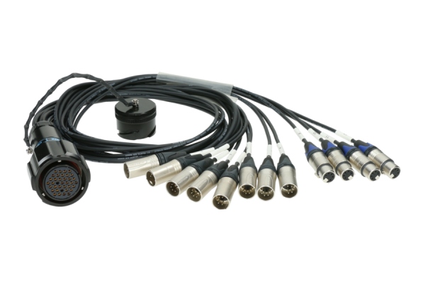 OT1000 - RMP 25p F - 8x XLR 5p M8-channel - DMX fanout - PVC - Neutrik®