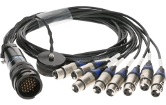 Fanout multipin compact Klotz OT1000 - RMP 25p M - 8x XLR 3p F8-channel - digital fanout - PVC - KLOTZ